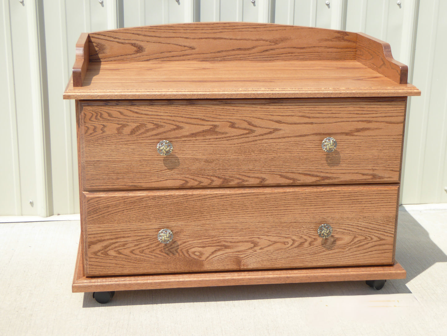 Shoe Chest Oak