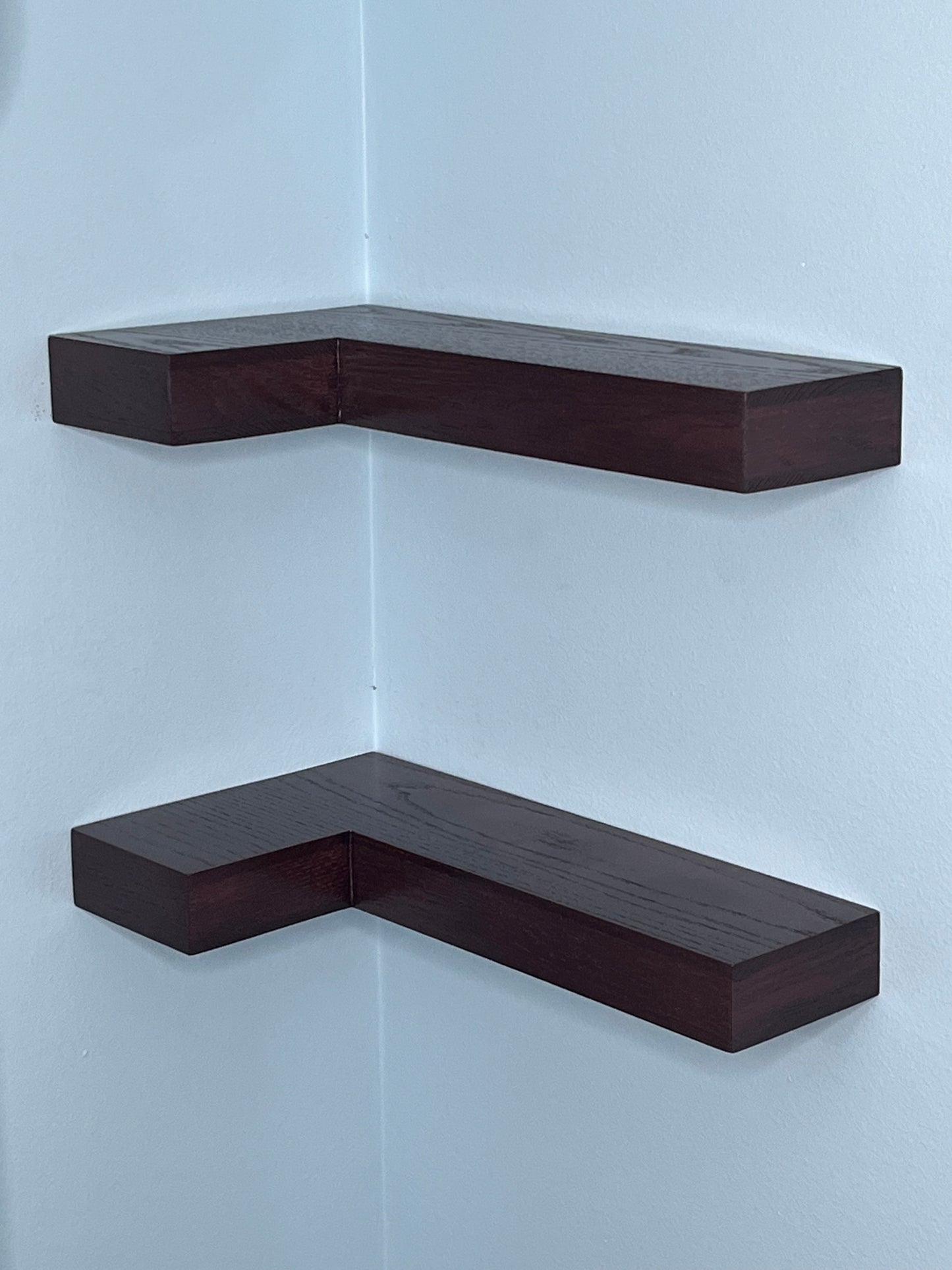 Floating Corner Shelves