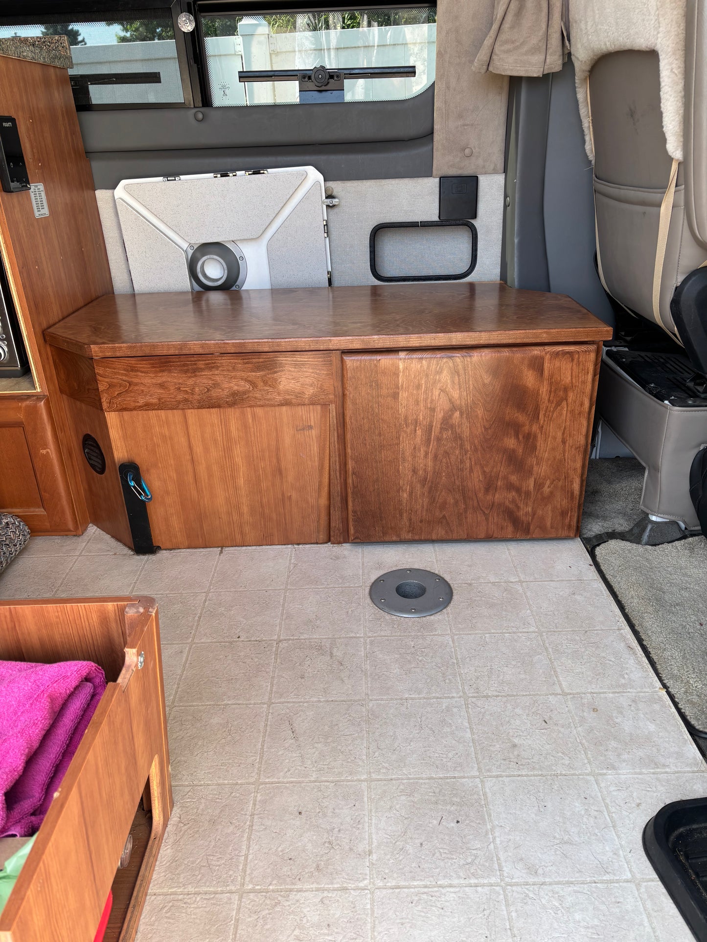 Bench Seat Camper Van