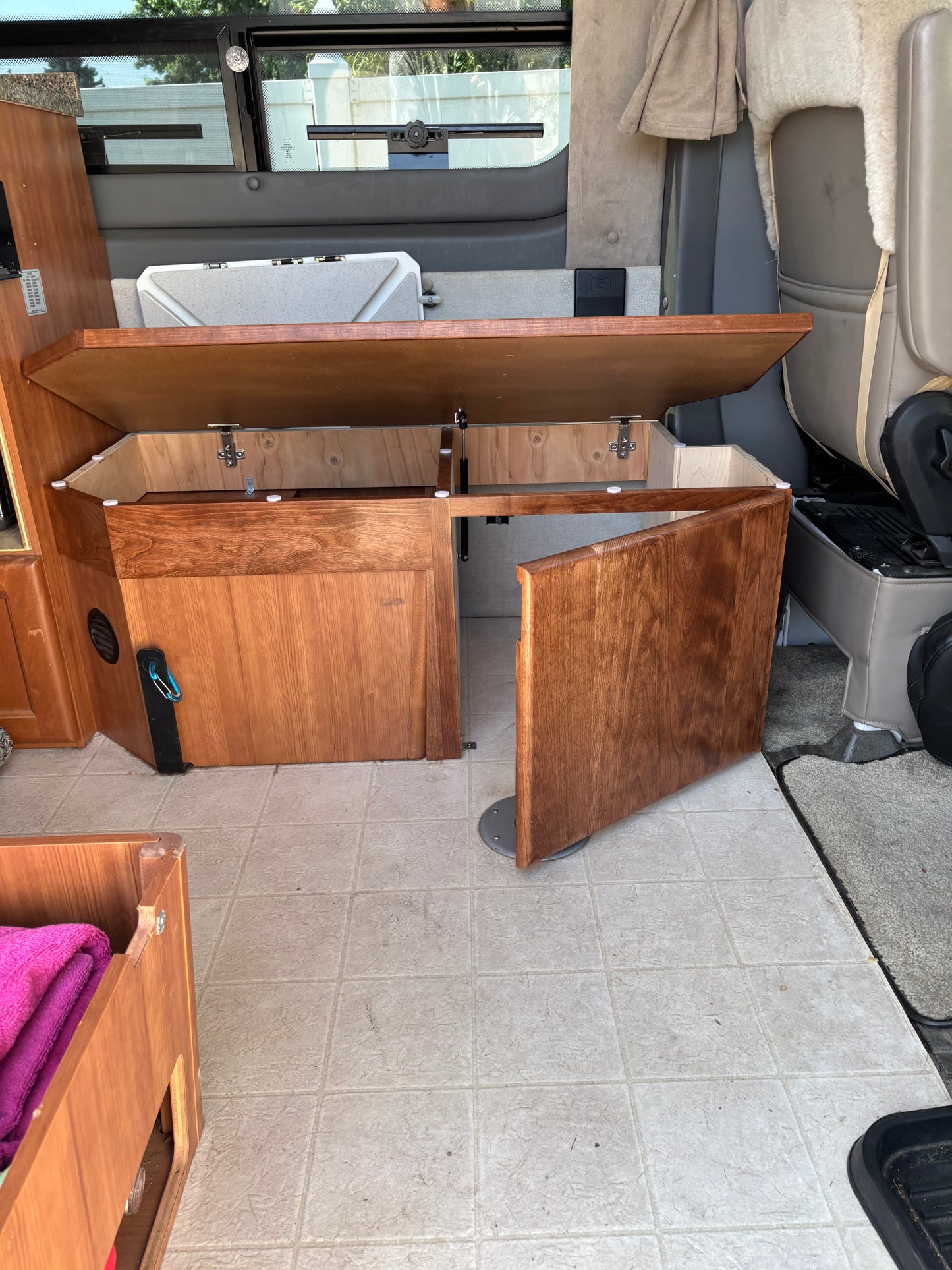 Bench Seat Camper Van