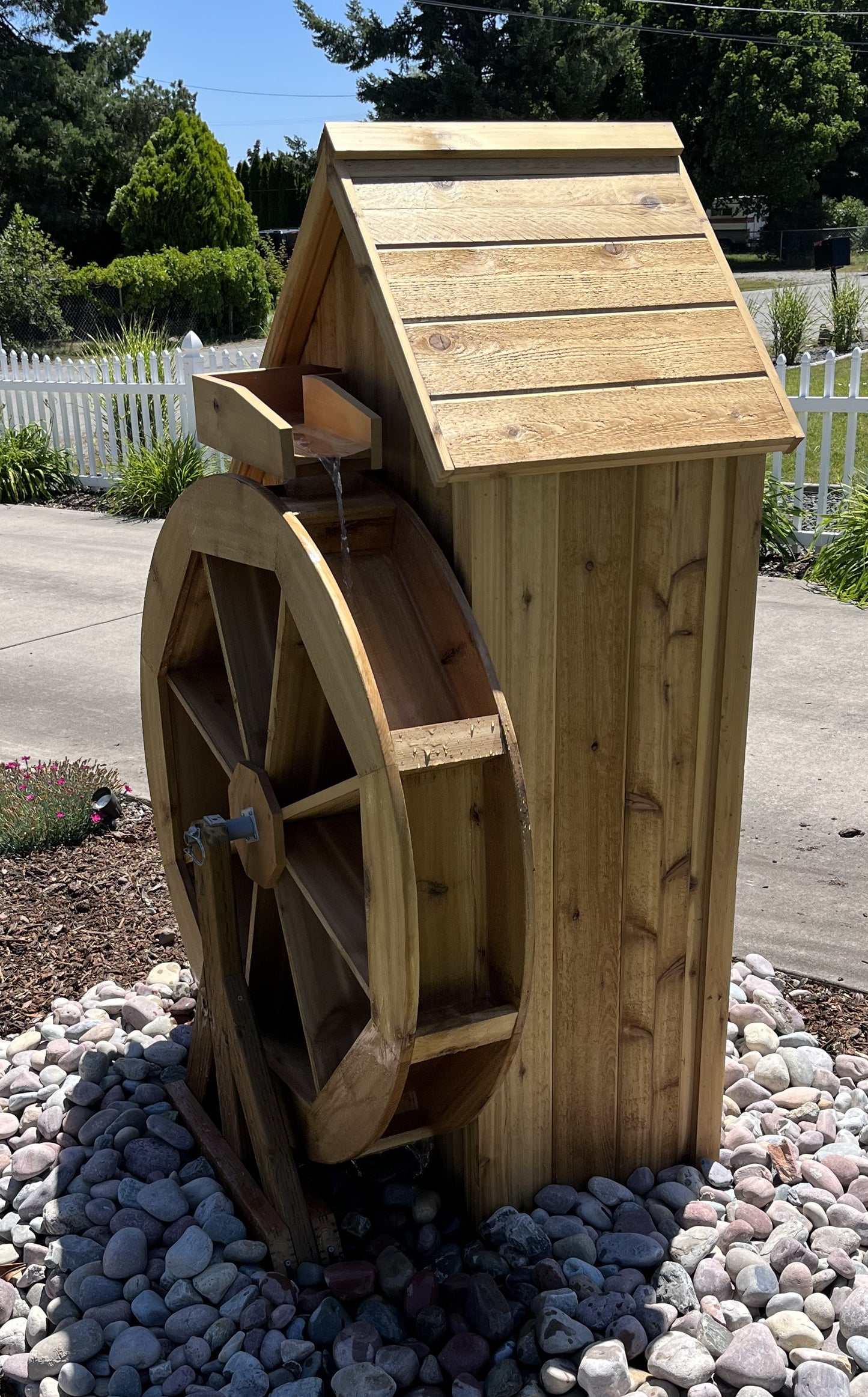 Water Wheel with Pump