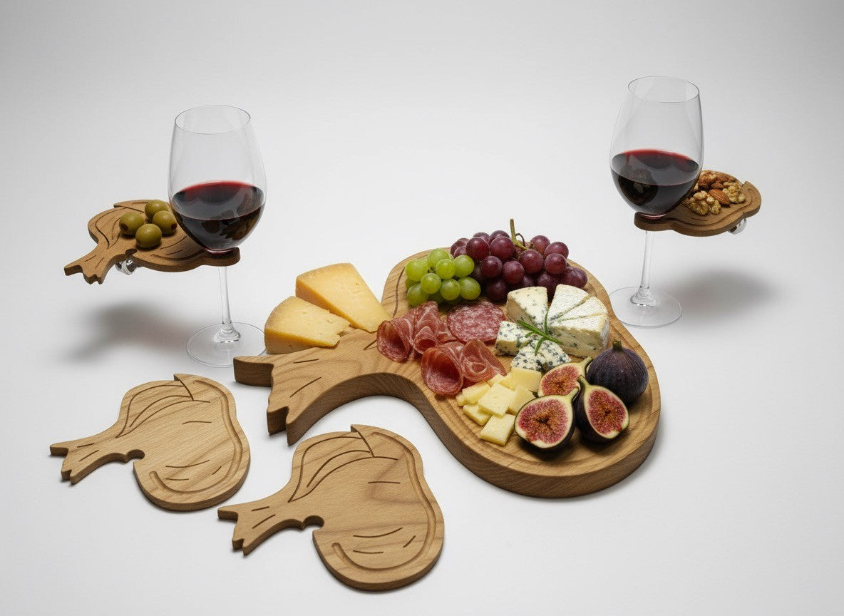 Garlic Charcuterie Board & Plates