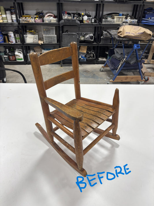 Childs Rocking Chair Repair/Refinish
