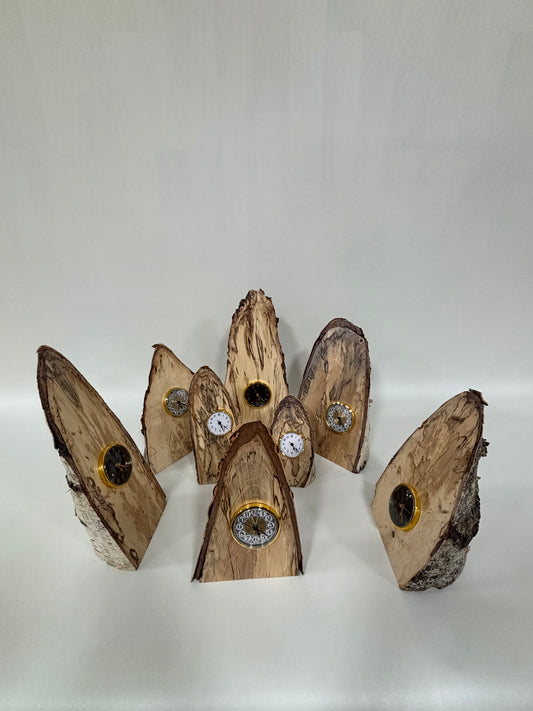 Clocks Spalted Birch