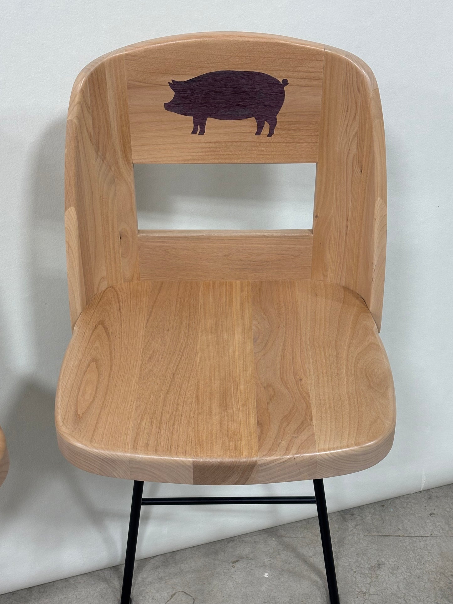 Bar Chairs with Pig Inlay (2)